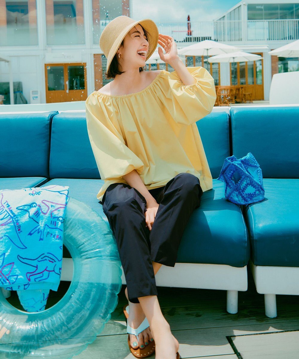 UNFILO FINE MOVE テーパードパンツ 