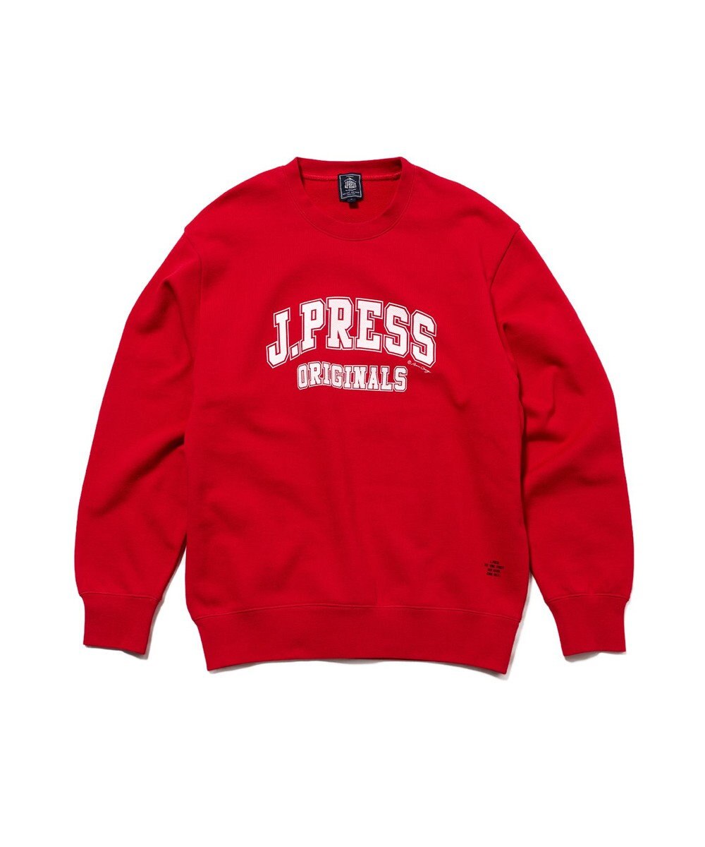 J.PRESS MEN 【J.PRESS ORIGINALS】【UNISEX】French Terry College Logo Sweat Shirt 