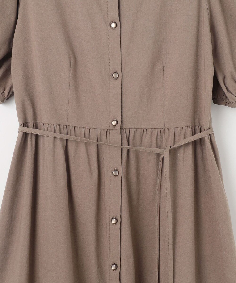 Feroux 刺繍入りシャツ ワンピース 