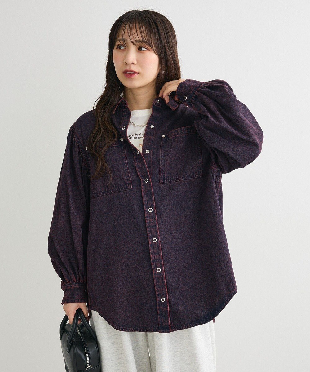 Green Parks ・ＳＵＧＡＲ　ＳＰＯＯＮ　ボリュームスリーブデニムシ 