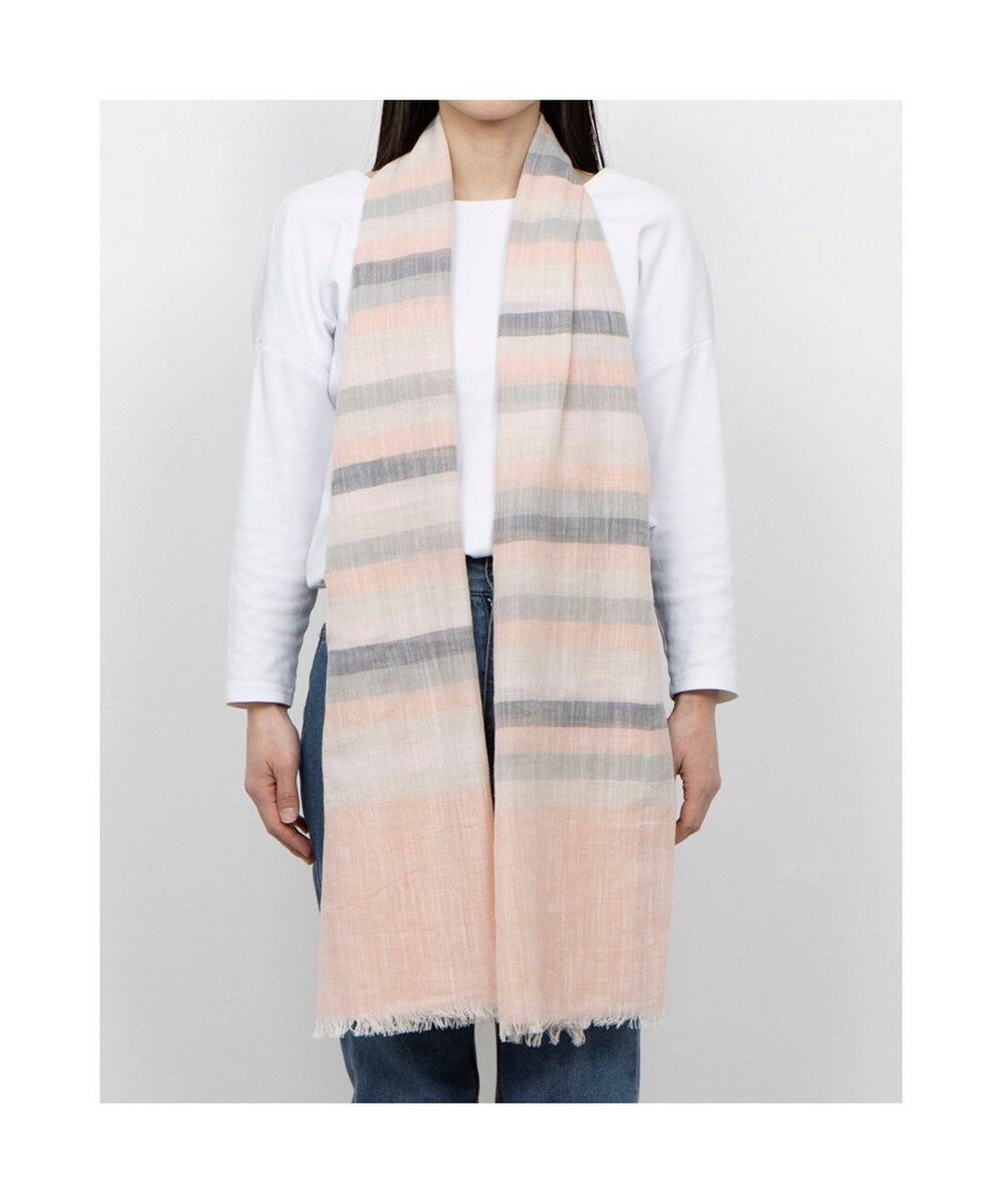 UNBILLION カシュネ cache nez / 綿混ボーダーストール 