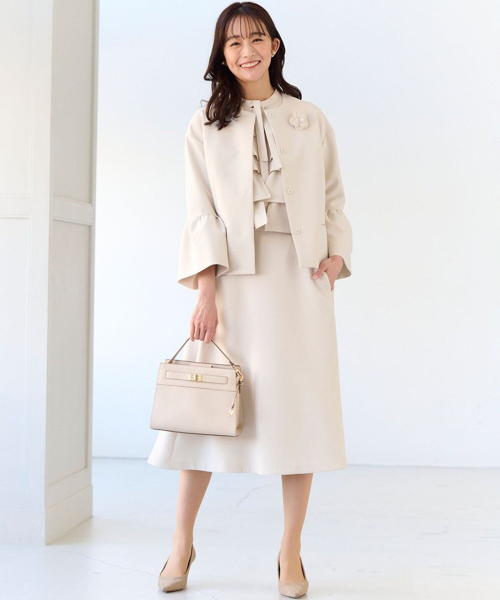 組曲 ベルトデザインスクエアショルダーバッグ 