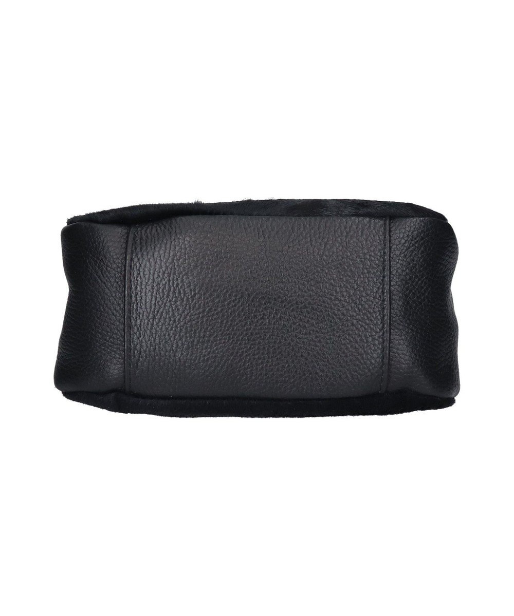 INTER-CHAUSSURES 【ANDREA CARDONE】異素材コンビハンドバッグ 