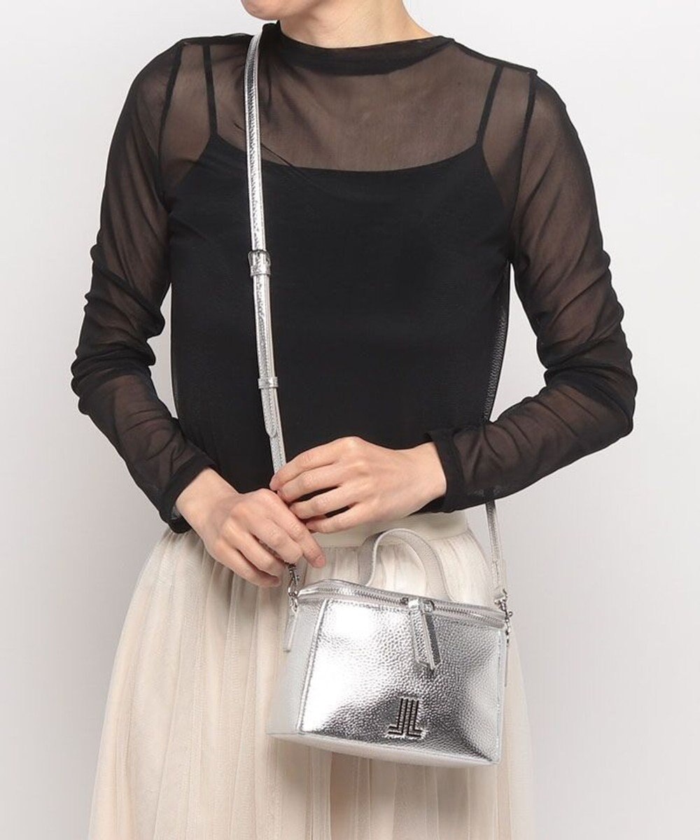 LANVIN en Bleu キューブ バニティバッグ 