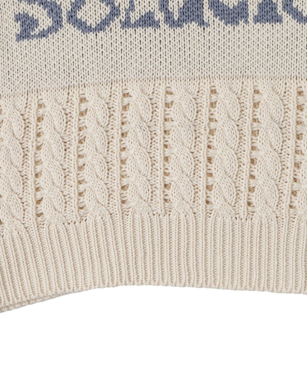 WEGO ロゴケーブルメッシュベスト 