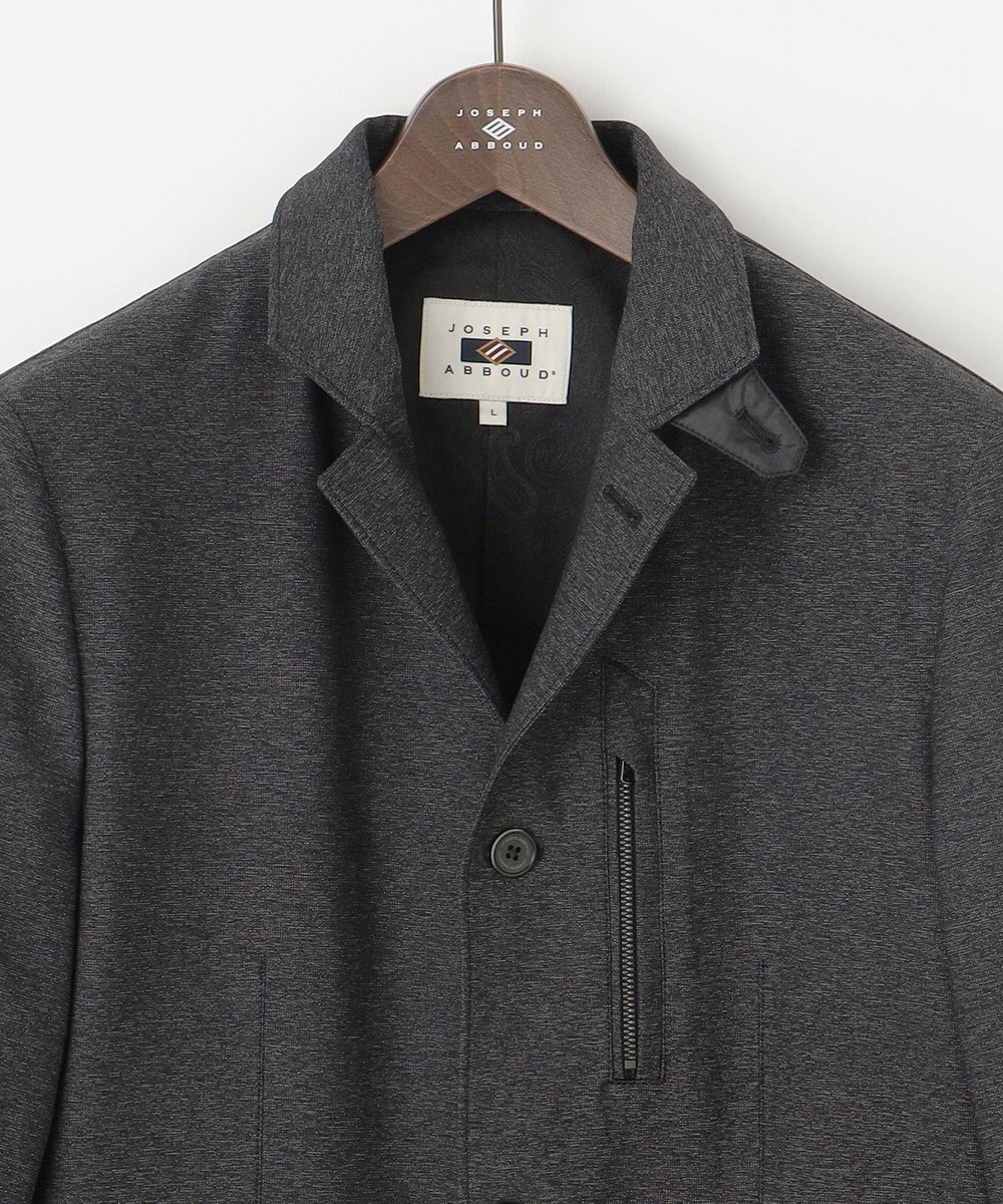 JOSEPH ABBOUD 【撥水/ハイパワー2WAYストレッチ/ソフト】ハイパワー2WAYストレッチメランジ コンバーチブル ジャケット 