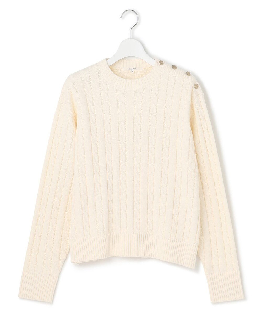 23区 S 【SLOW/一部店舗限定】ハイバルコットンブレンド ニット 