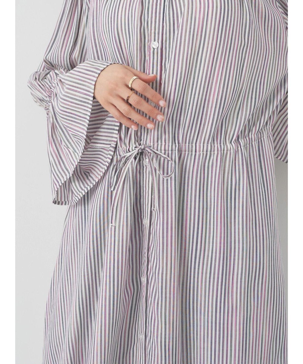 earth music&ecology マルチストライプワンピース 