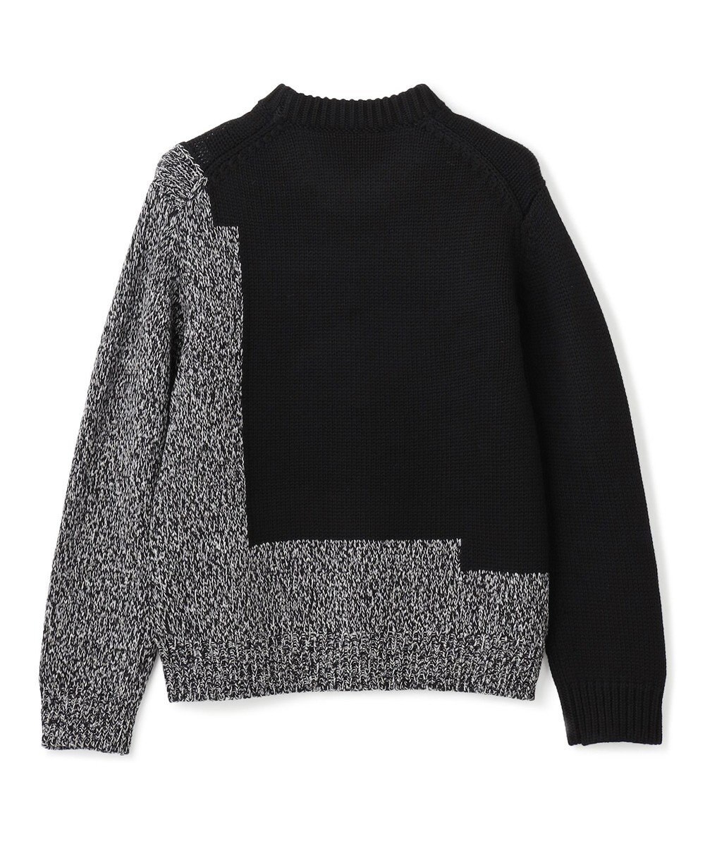 JOSEPH HOMME メリノコントラスト　ローゲージニット　 