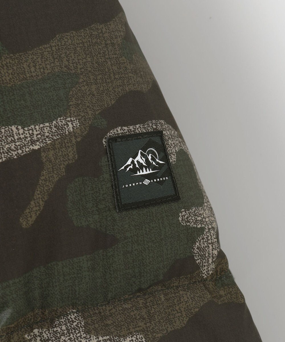 JOSEPH ABBOUD MOUNTAIN 【ECOファー/撥水/9ポケット】カモフラージュ ダウン コート 