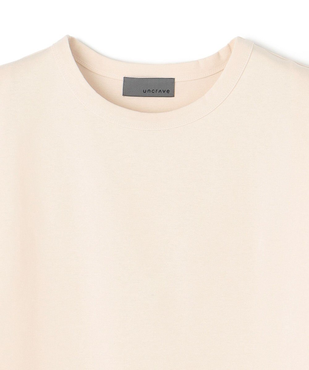 uncrave ダブルフェイスジャージー ノースリーブカットソー 