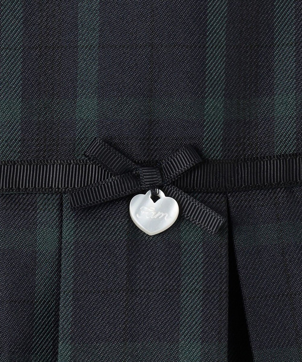 ANY KIDS チェックジャンパースカート 