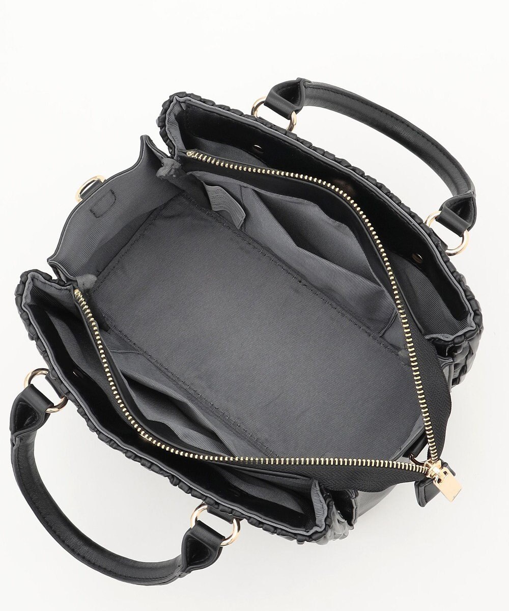 LA BAGAGERIE ランダムプリーツ2WAYハンドバッグ 