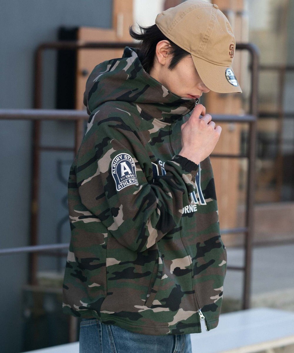 WEGO 【ユニセックス着用ITEM】スタンドネックZIPパーカー 