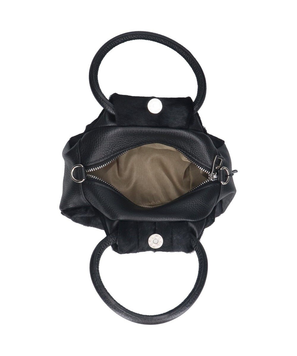 INTER-CHAUSSURES 【ANDREA CARDONE】異素材コンビハンドバッグ 