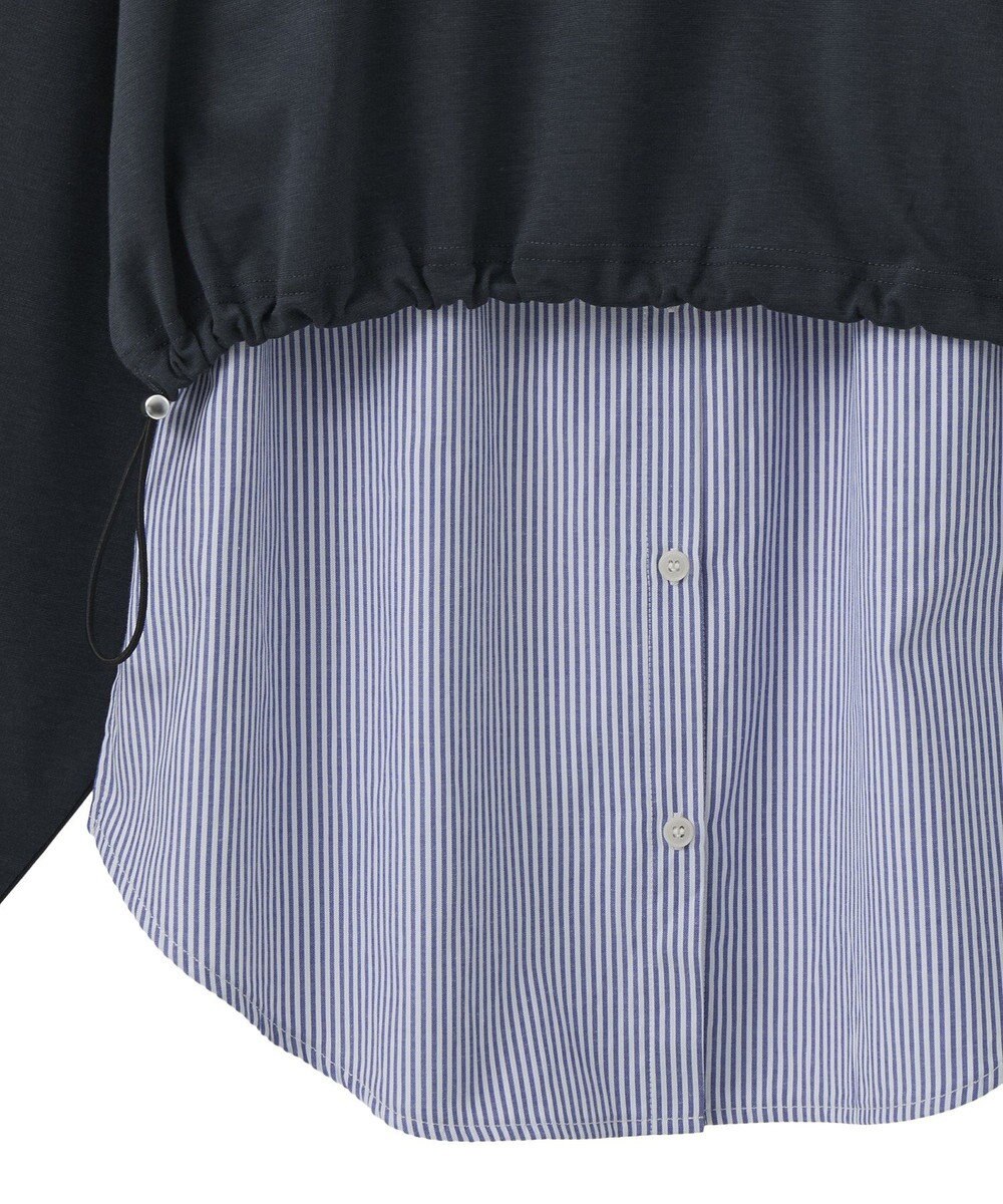 CRAFT STANDARD BOUTIQUE ポンチ＋布帛セットチュニック 