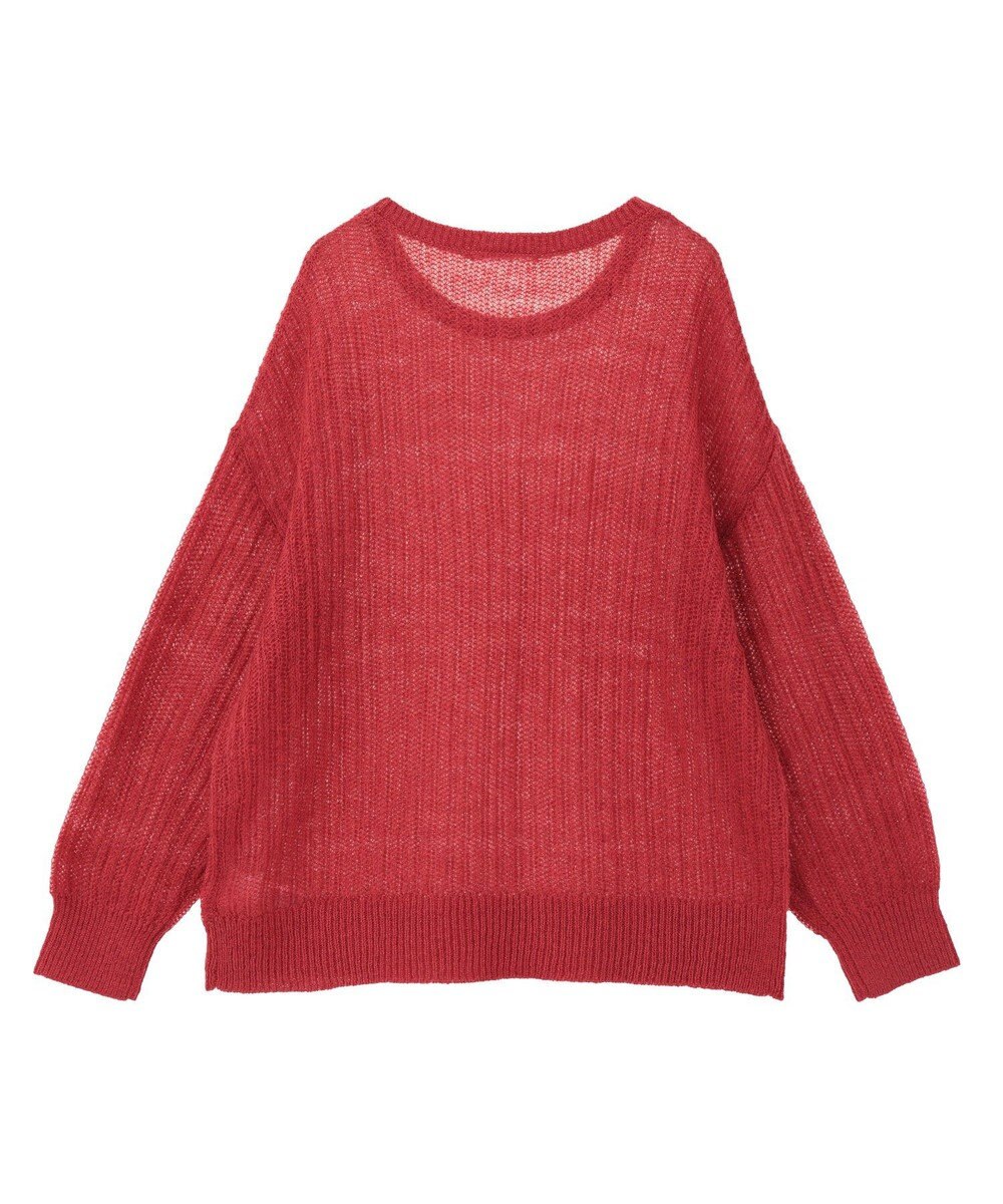 AMERICAN HOLIC モヘアタッチルーズ編みプルオーバー 