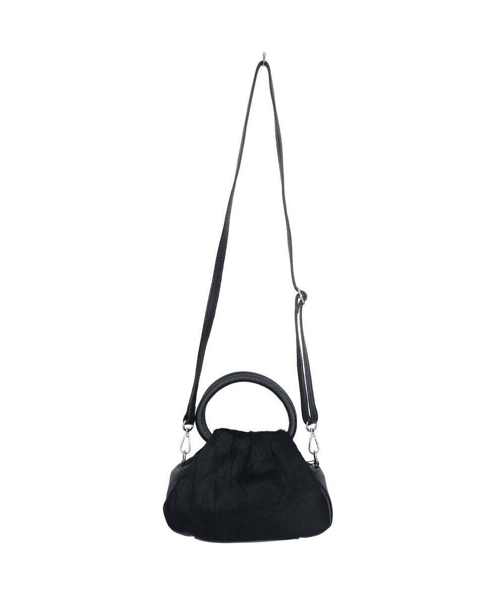 INTER-CHAUSSURES 【ANDREA CARDONE】異素材コンビハンドバッグ 