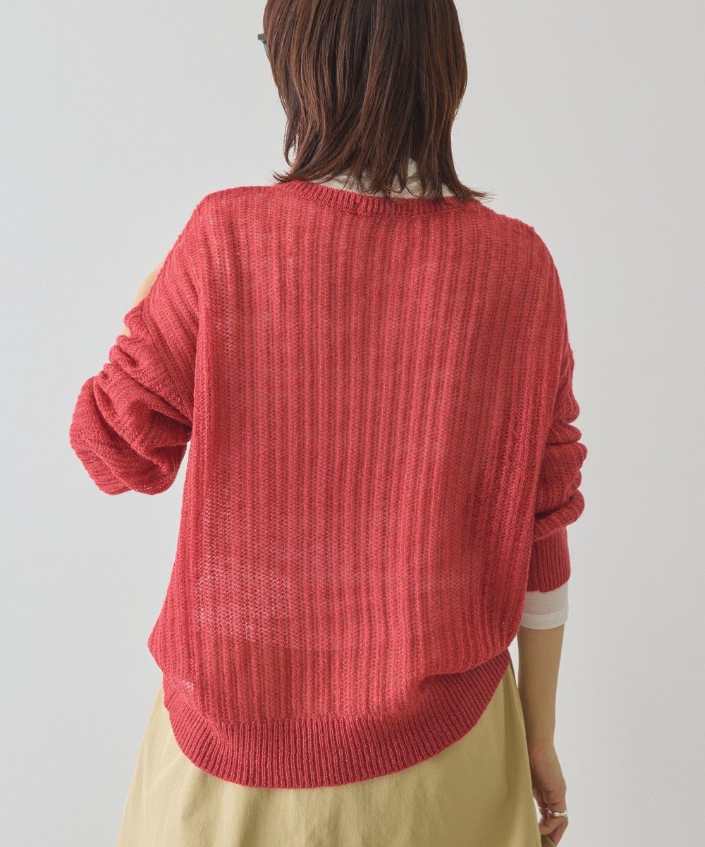 AMERICAN HOLIC モヘアタッチルーズ編みプルオーバー 