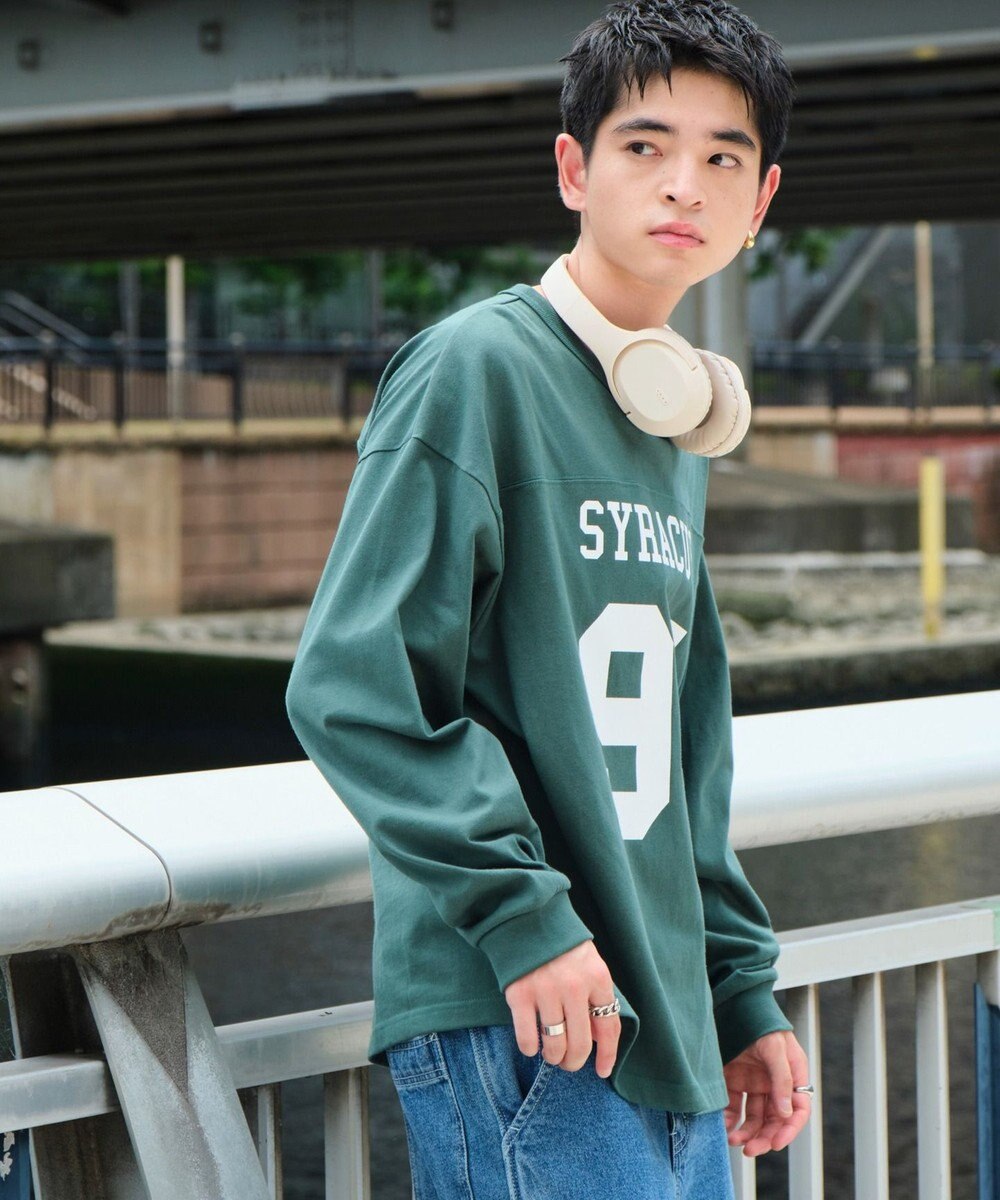 WEGO 【ユニセックス着用ITEM】ナンバリングフットボールBIG　T（LS） 