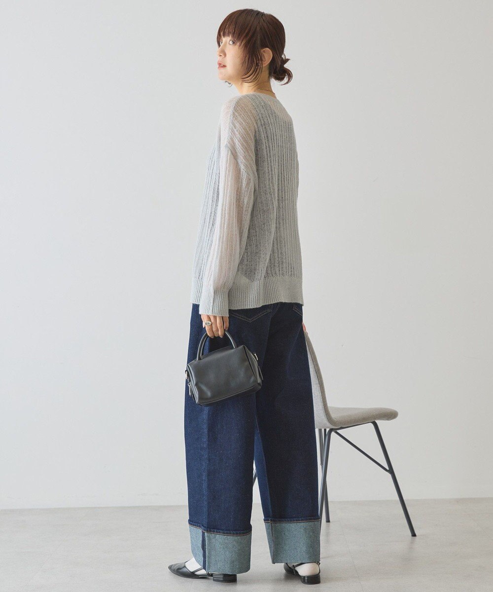 AMERICAN HOLIC モヘアタッチルーズ編みプルオーバー 