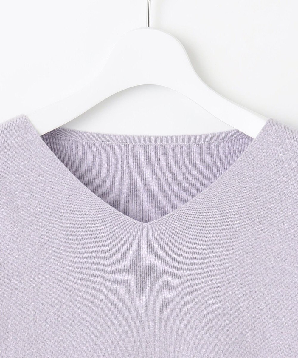 Feroux 【洗える】Vネック プルオーバー ニット 