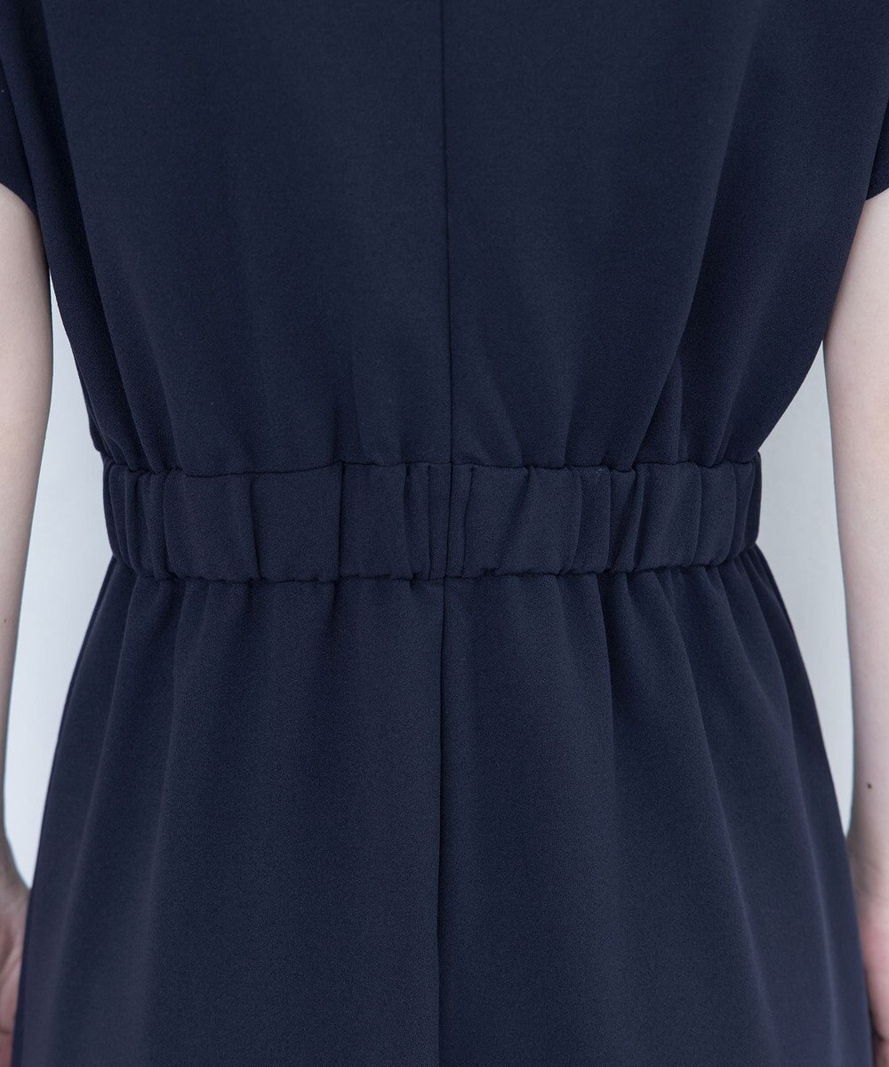 Tiaclasse 【洗える】ハイストレッチジョーゼットワンピース 