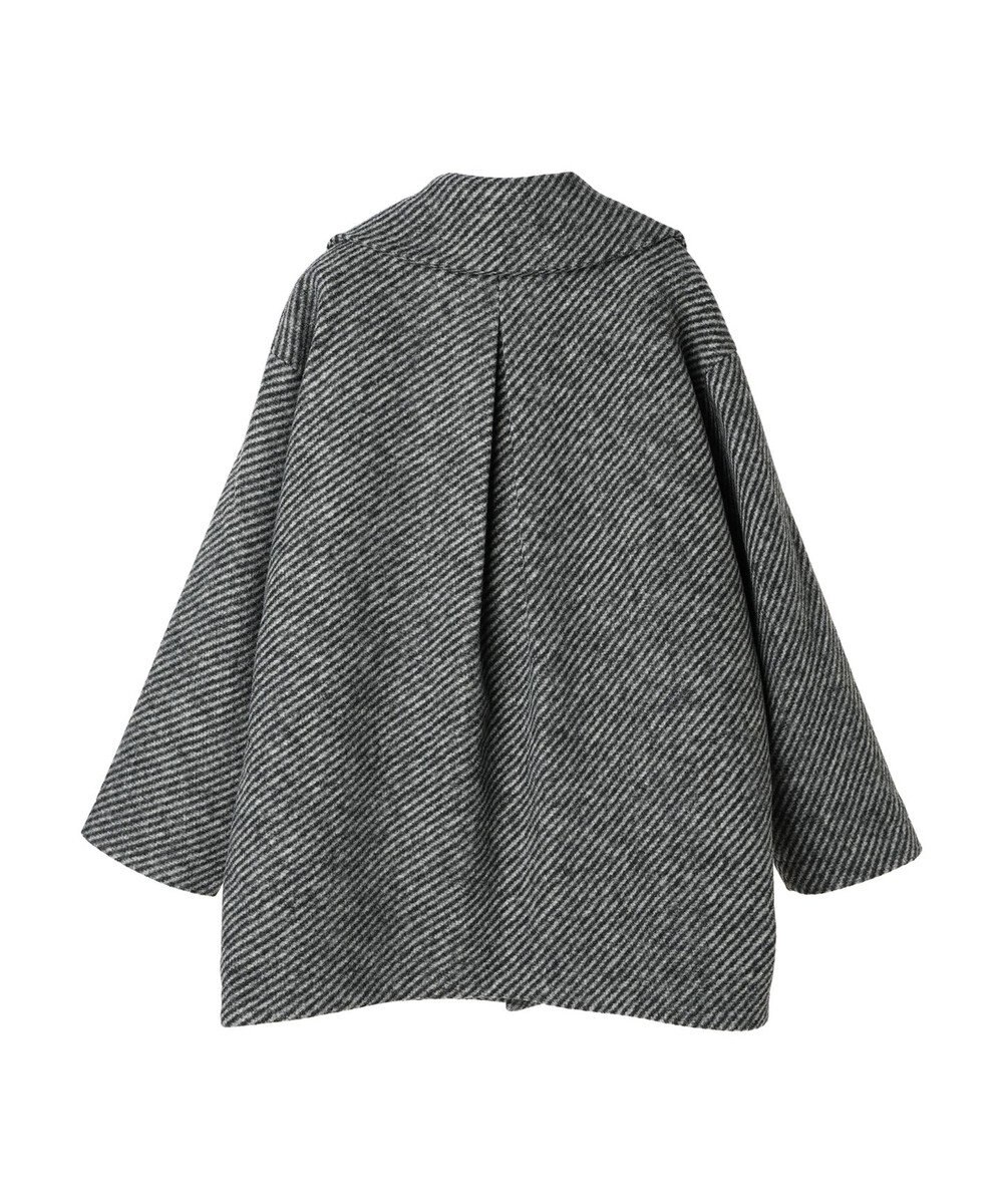 AMERICAN HOLIC ツイードライクコクーンミディコート 