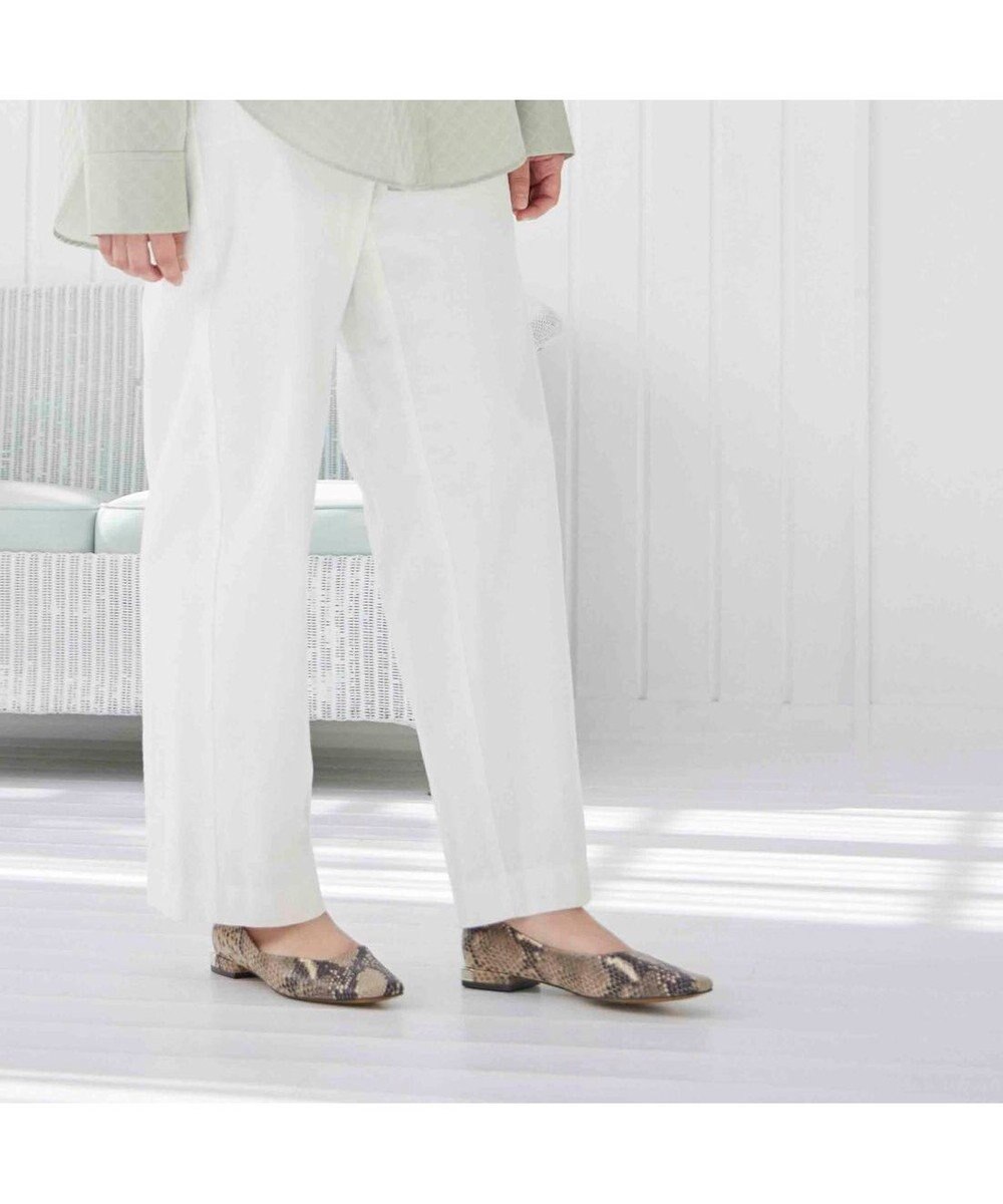 MODE ET JACOMO <MODE ET JACOMO>ローヒールスクエアトゥパンプス 