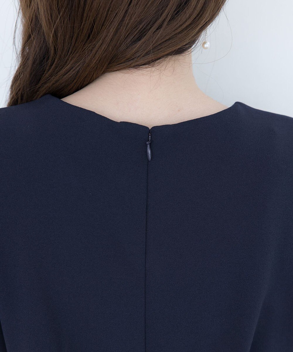 Tiaclasse 【洗える】ハイストレッチジョーゼットワンピース 