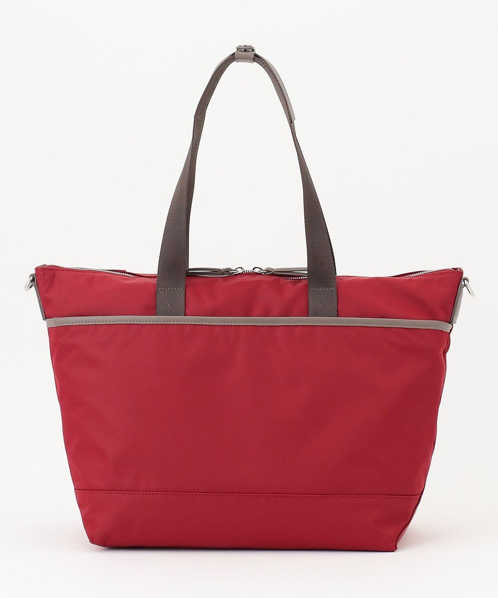 Y'SACCS ナイロン×リサイクルレザー　コンビマルチトート 