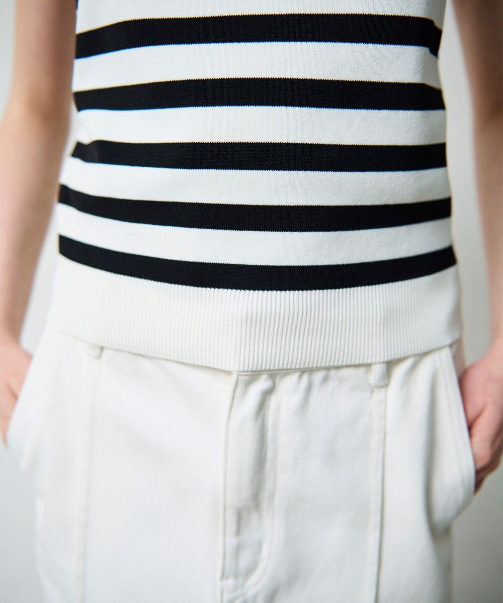 GRACE CONTINENTAL 配色ニットキャミ 