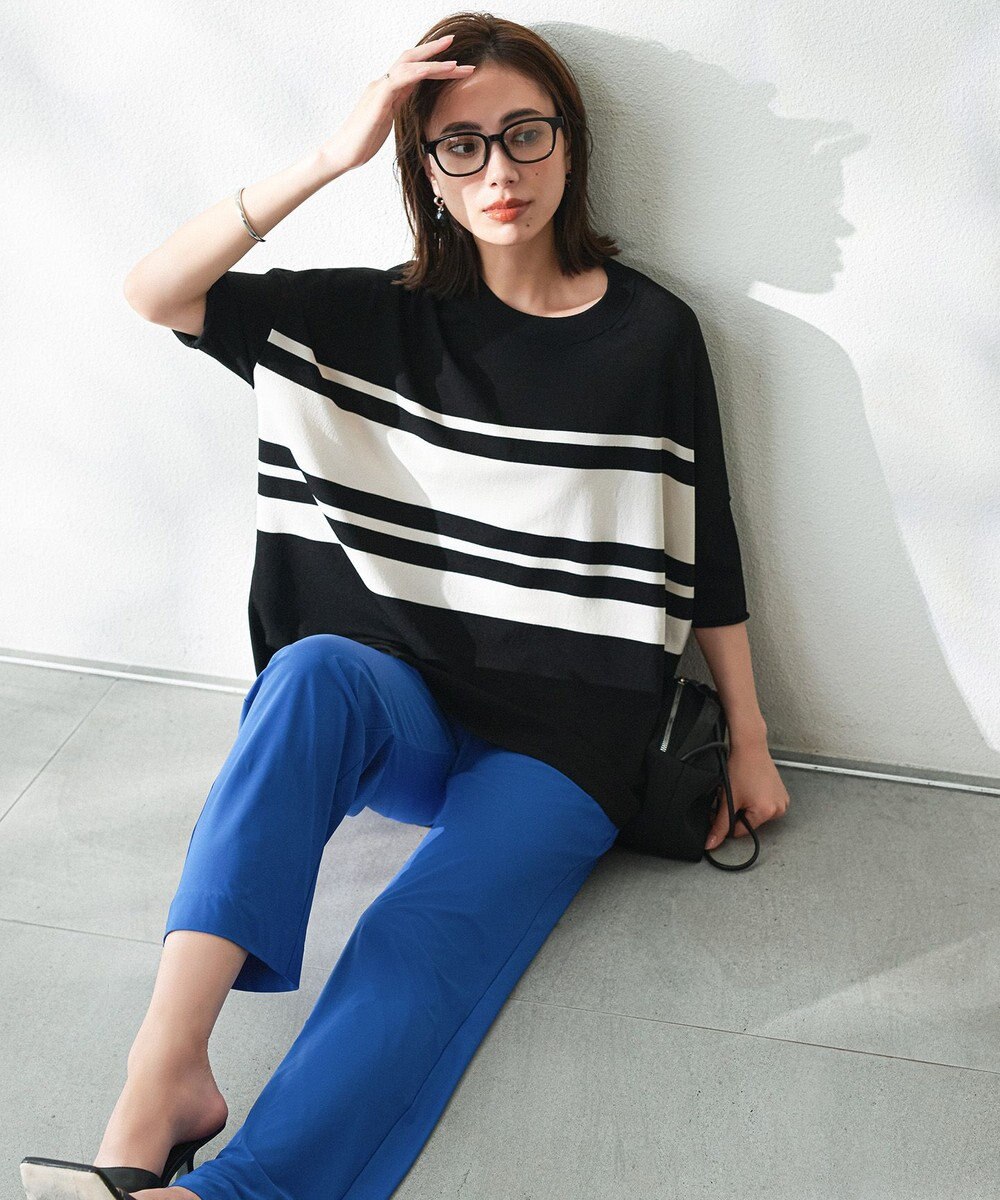 ICB L 【WEB限定カラーあり・UVカット・接触冷感・速乾】マットスキューバ セミワイドパンツ 