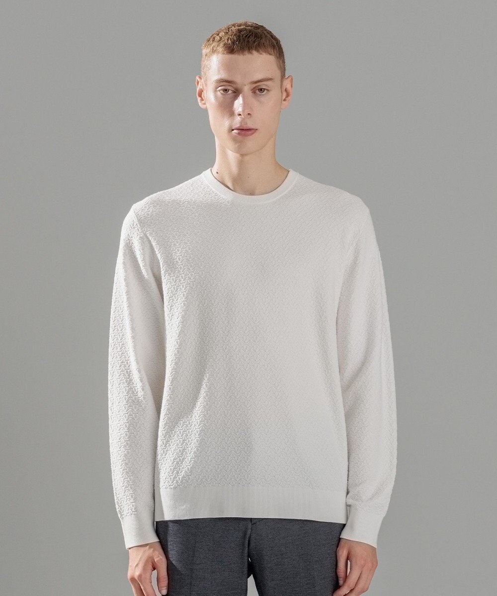 JOSEPH HOMME 【イージーケア】 ヴィスコースリンクス　クルーネックニット 