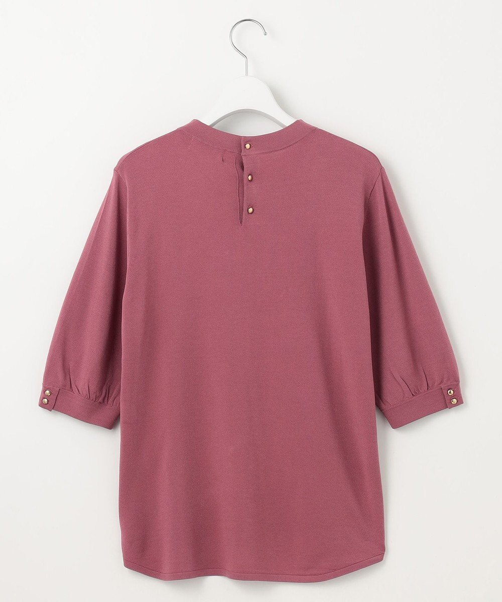 J.PRESS LADIES L 【洗える】レーヨンエリートストレッチ ギャザースリーブ ニット 