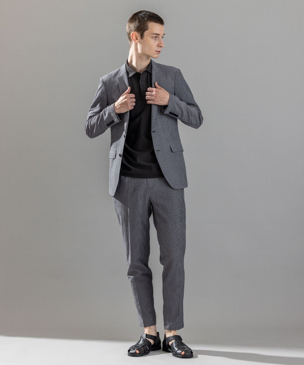 JOSEPH HOMME ＜新色追加＞新素材【通気性/ストレッチ】トリコサッカーストレッチ ドロスト付テーパードパンツ /  PEGG CONVERTIBLE 