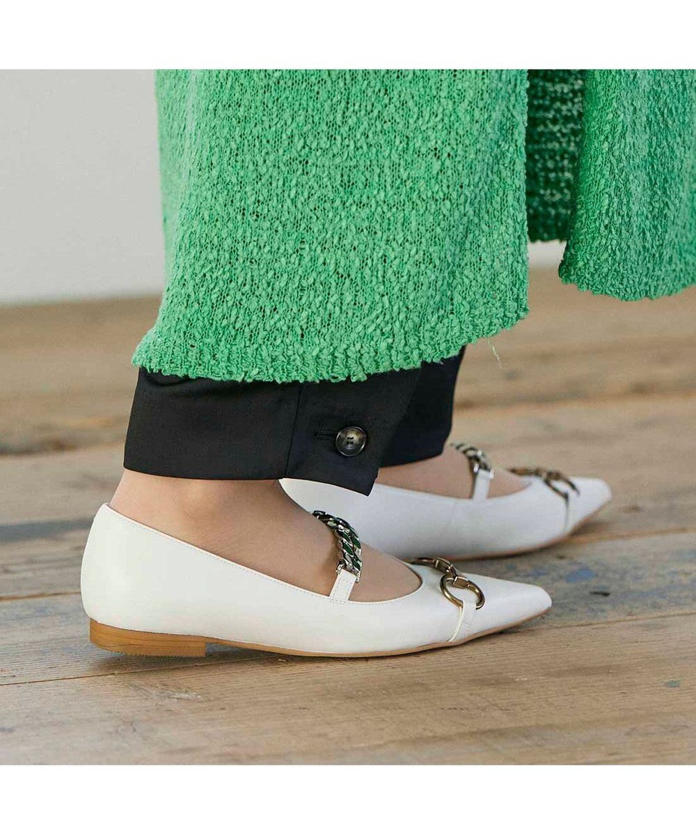 MODE ET JACOMO <MODE ET JACOMO>ポインテッドトゥメリージェーンパンプス 