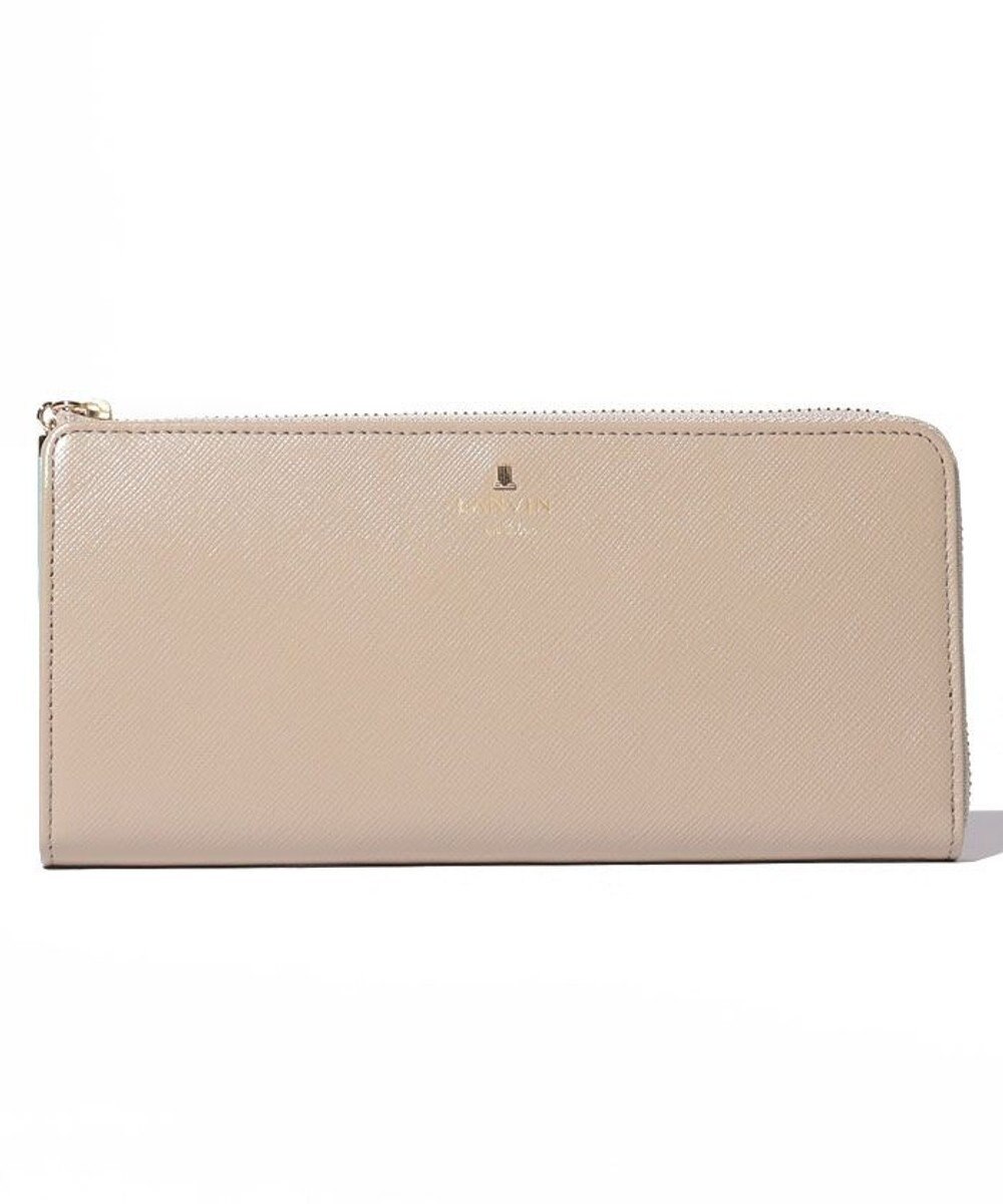 LANVIN en Bleu リュクサンブールカラー Lファスナー長財布 