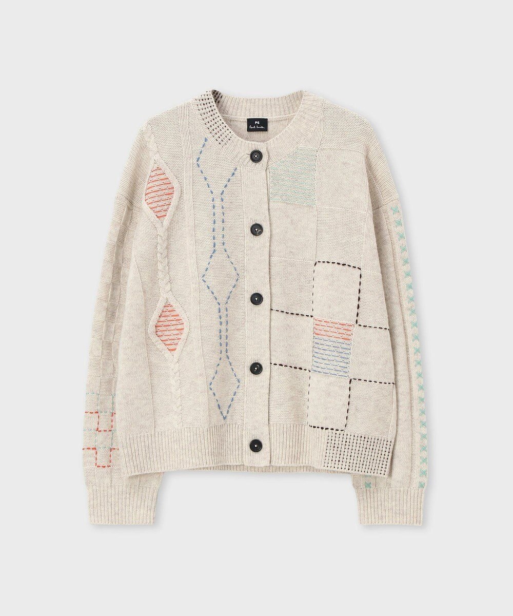 Paul Smith パッチワーク カーディガン 