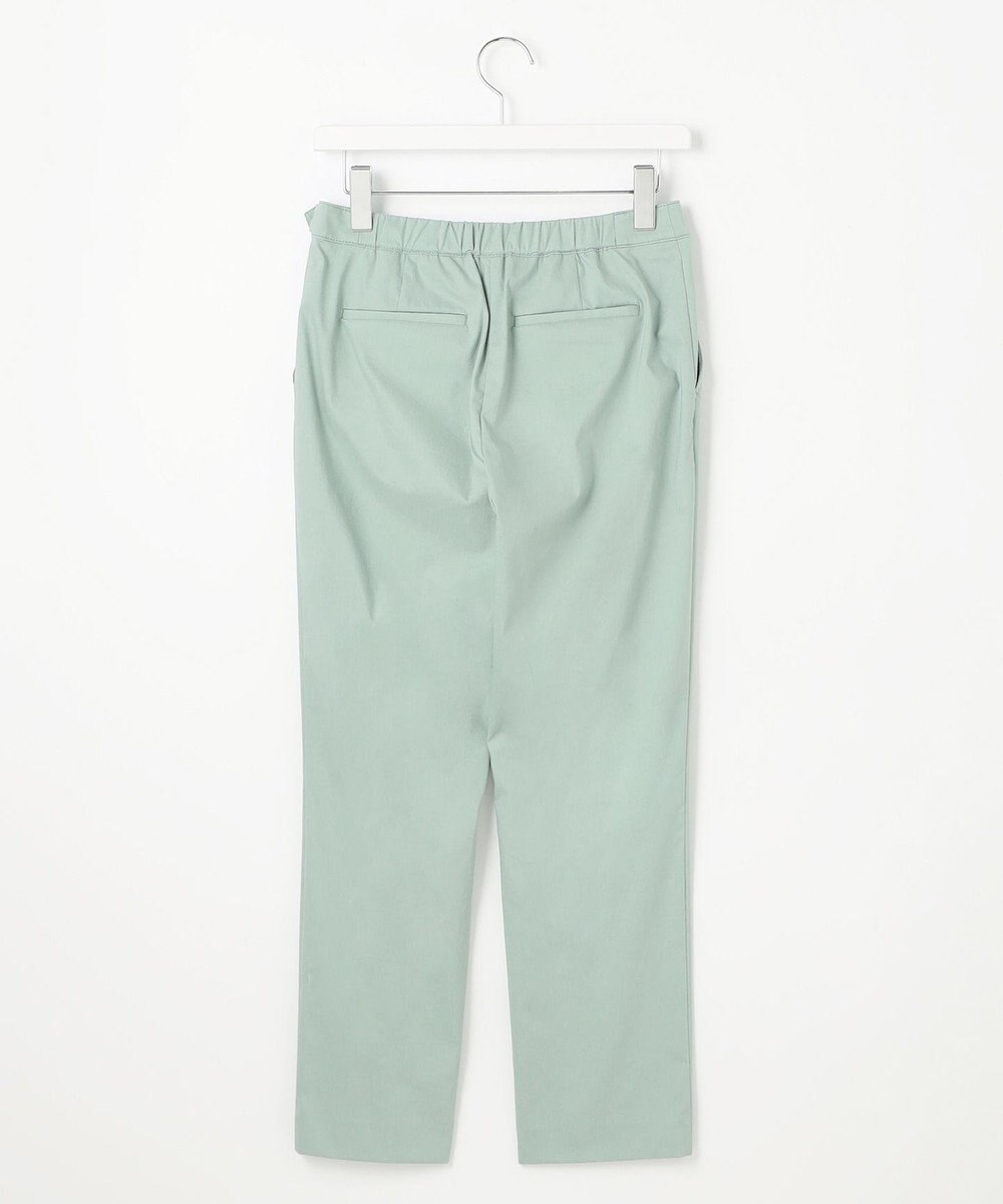 J.PRESS LADIES 【セットアップ対応・洗える】セルロースリネンストレッチ テーパード パンツ 