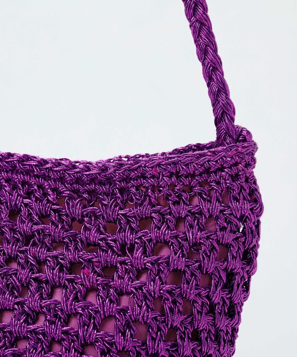 TOPKAPI 【TREASURE TOPKAPI】メタリック ラウンド ミニ ショルダーバッグ 