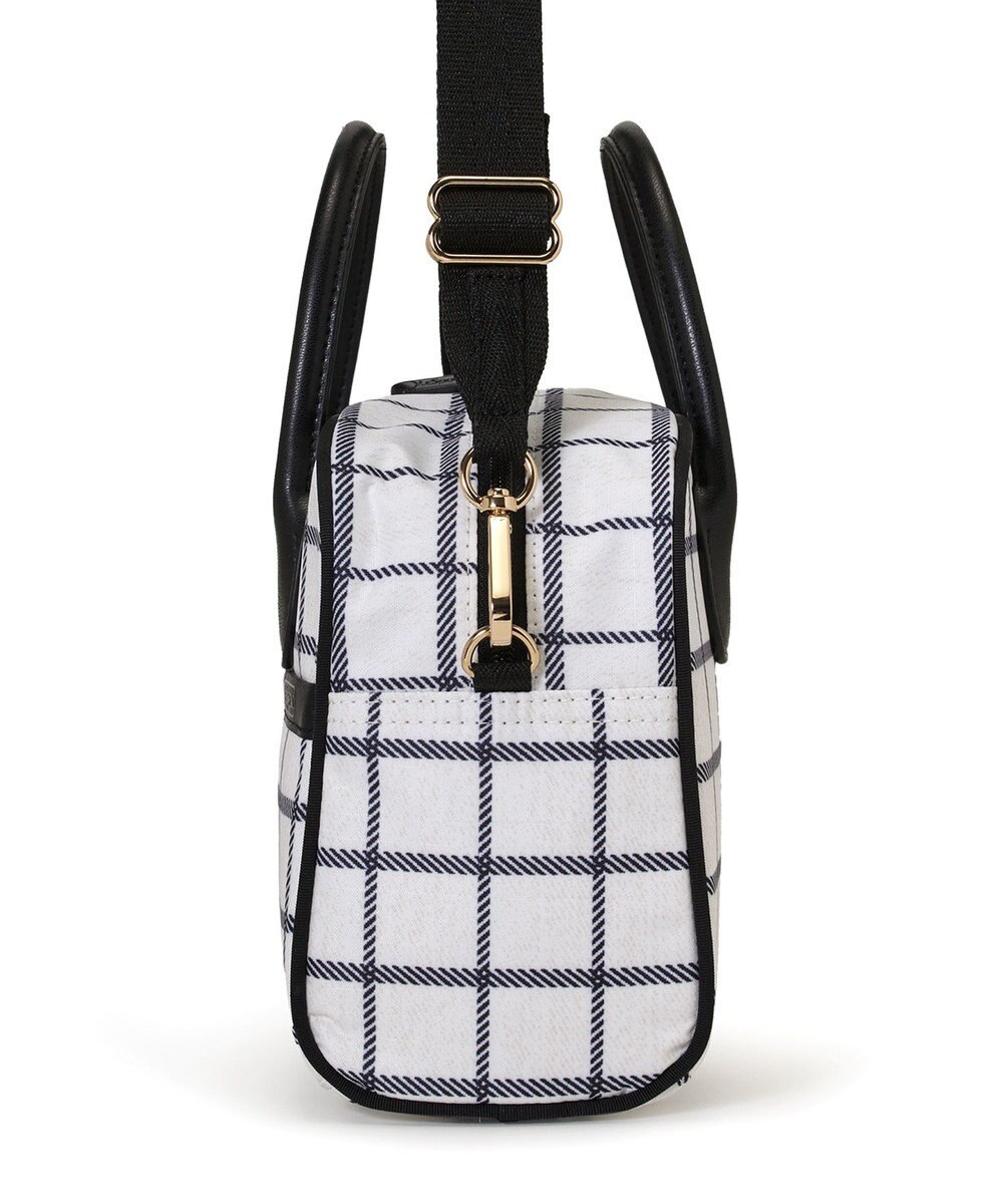 LeSportsac SQUARE TH CROSSBODY/アップタウンモノチェック/ブラック 