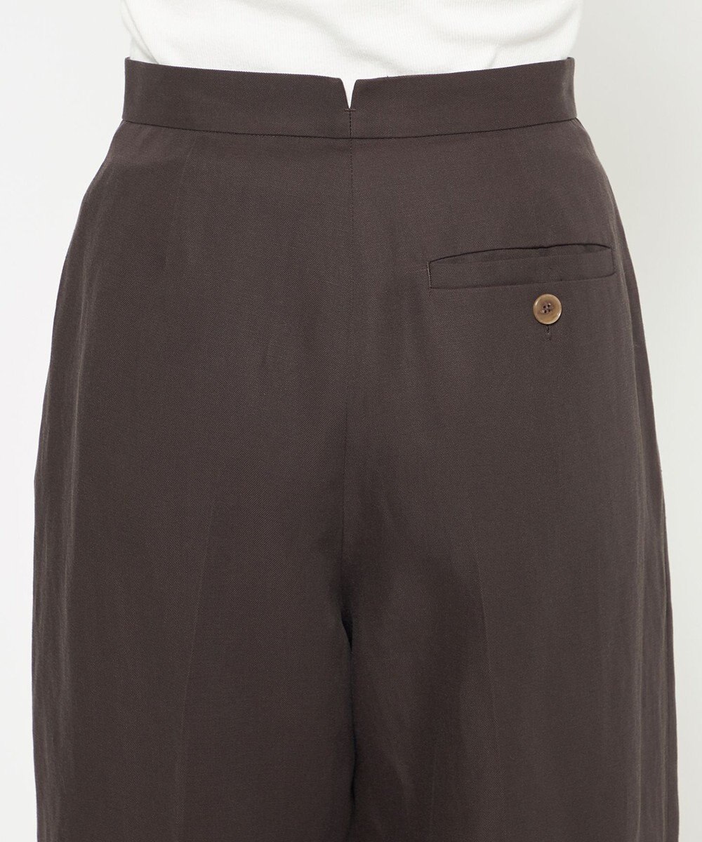 uncrave テンセルライトリネン ワイドパンツ 