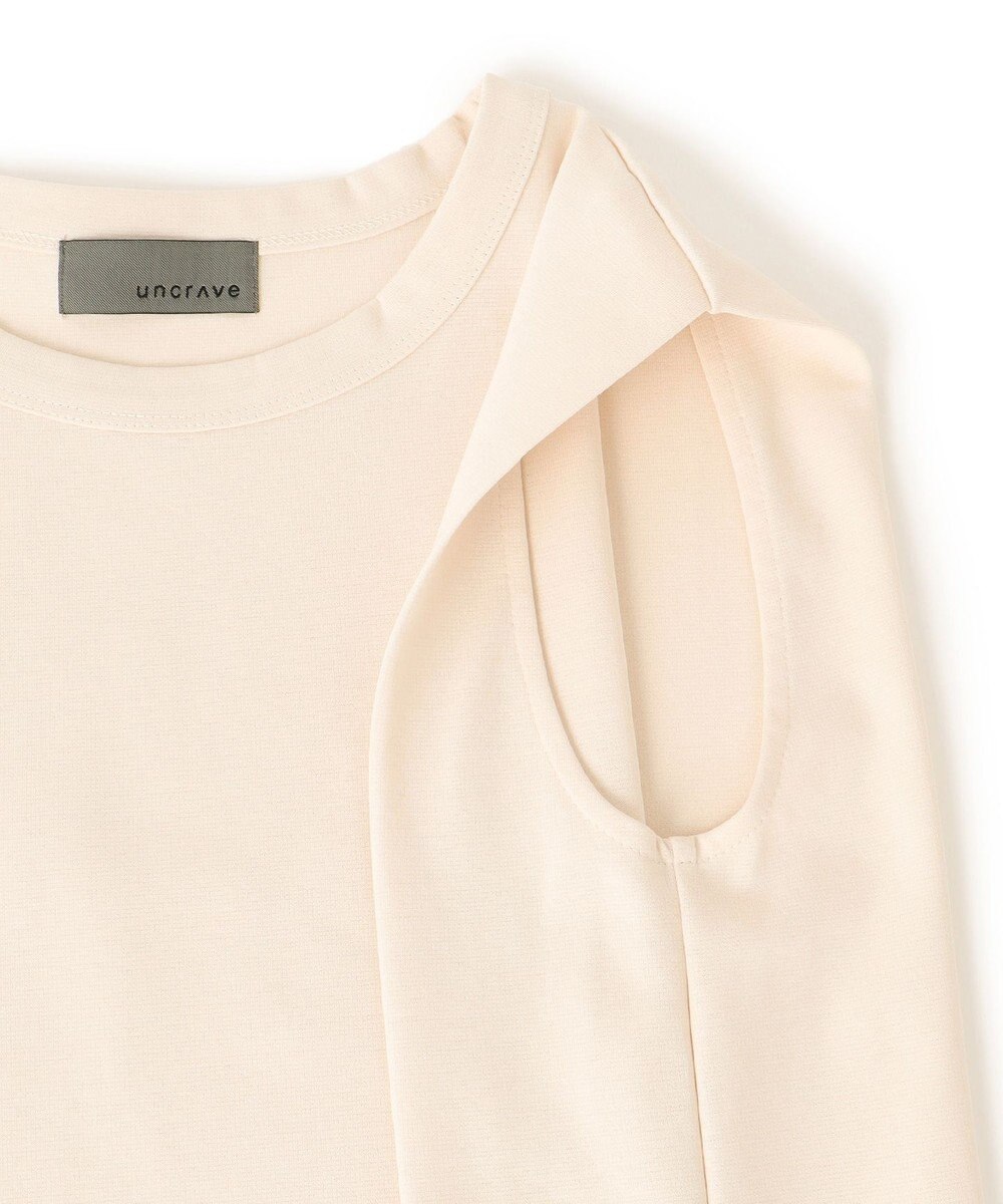 uncrave ダブルフェイスジャージー ノースリーブカットソー 