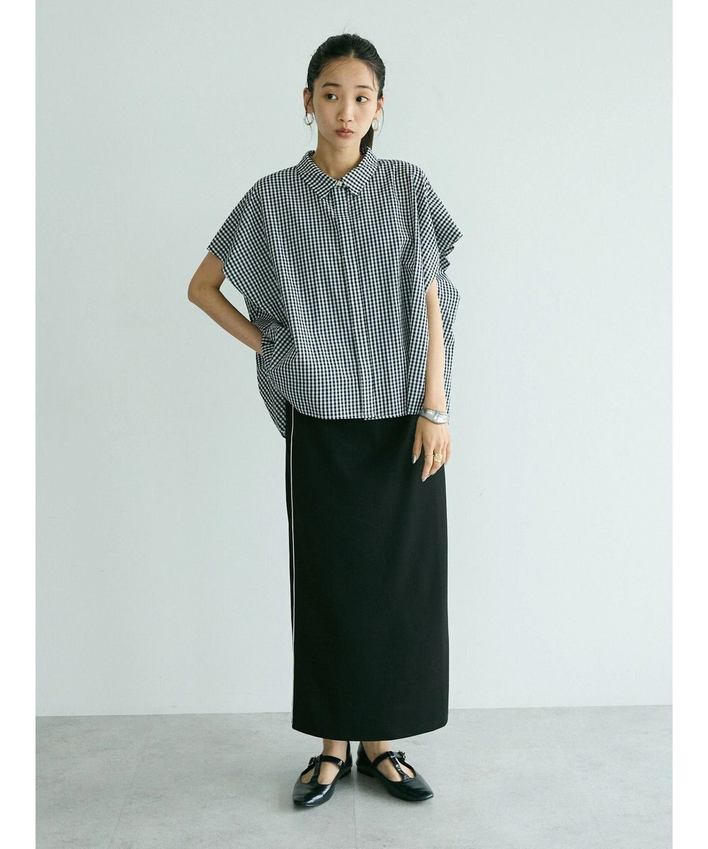 CRAFT STANDARD BOUTIQUE ステンサイドソリッドギンガムチェックブラウス 