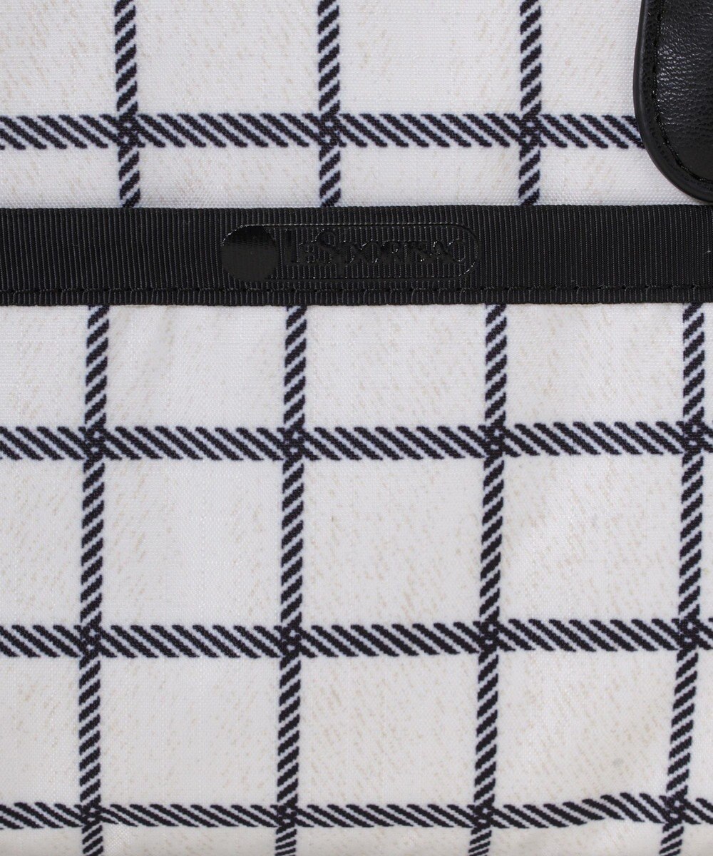 LeSportsac SQUARE TH CROSSBODY/アップタウンモノチェック/ブラック 