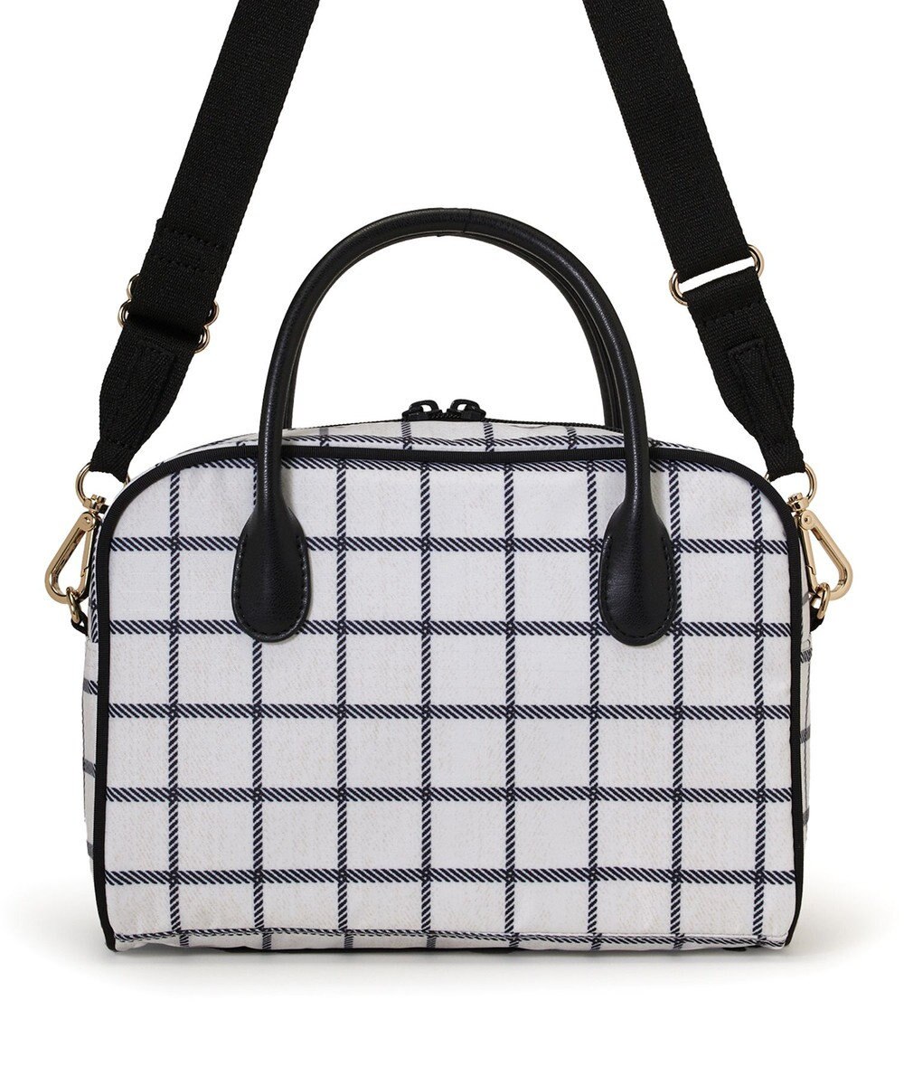LeSportsac SQUARE TH CROSSBODY/アップタウンモノチェック/ブラック 