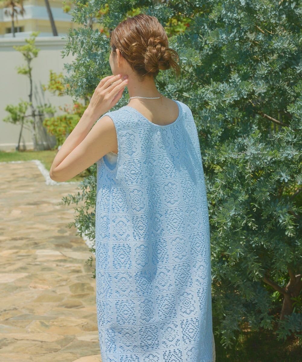 OP／FILA 【Ocean Pacific】SUIday/2WAYパネルレースワンピース 