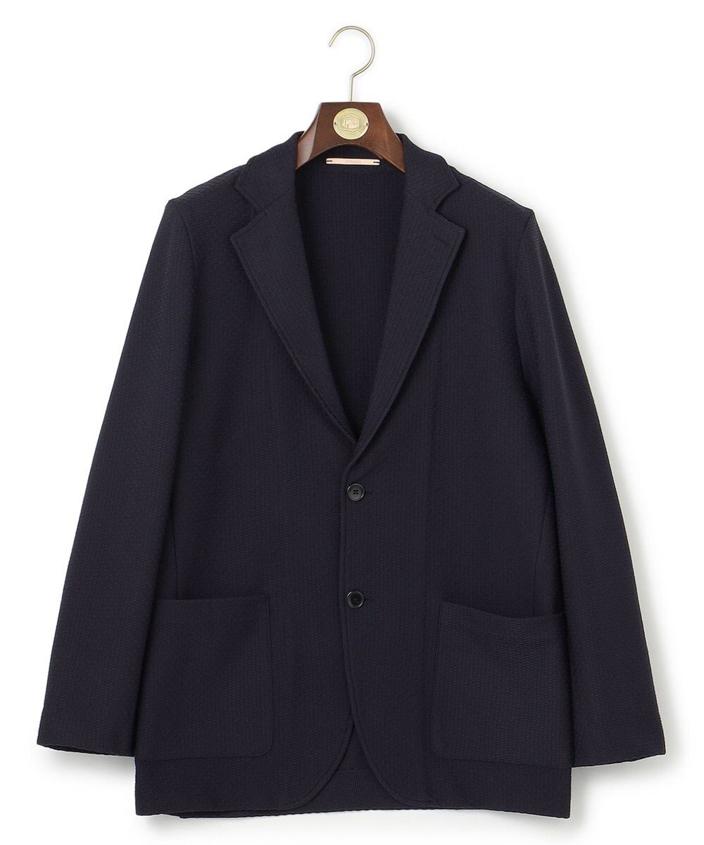 J.PRESS MEN 【ウォッシャブル】コンフィーリンクス ニットジャケット 