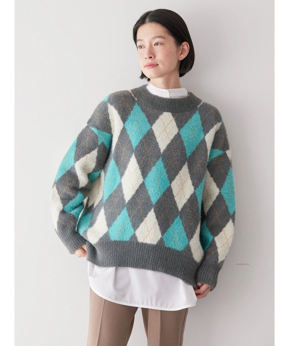 AMERICAN HOLIC バイパチアーガイルニットプルオーバー 